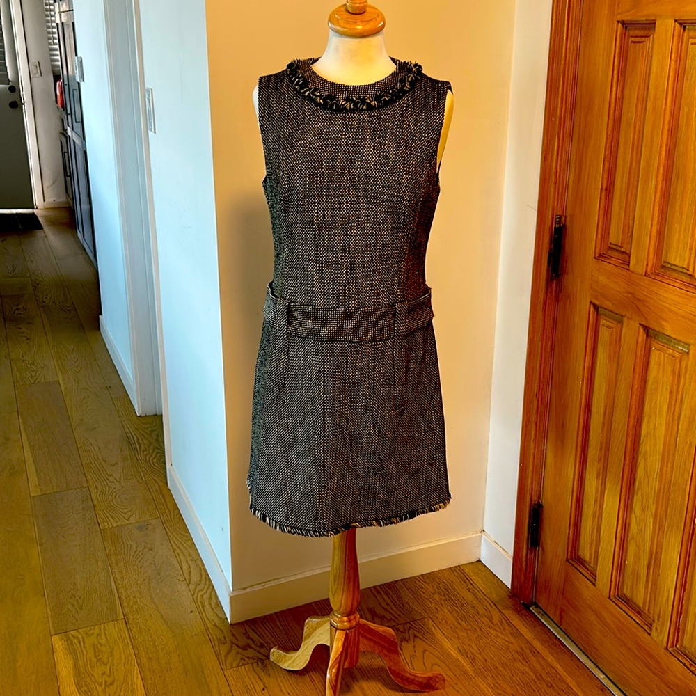 Karen Millen Gray Strapless Sheath Dress